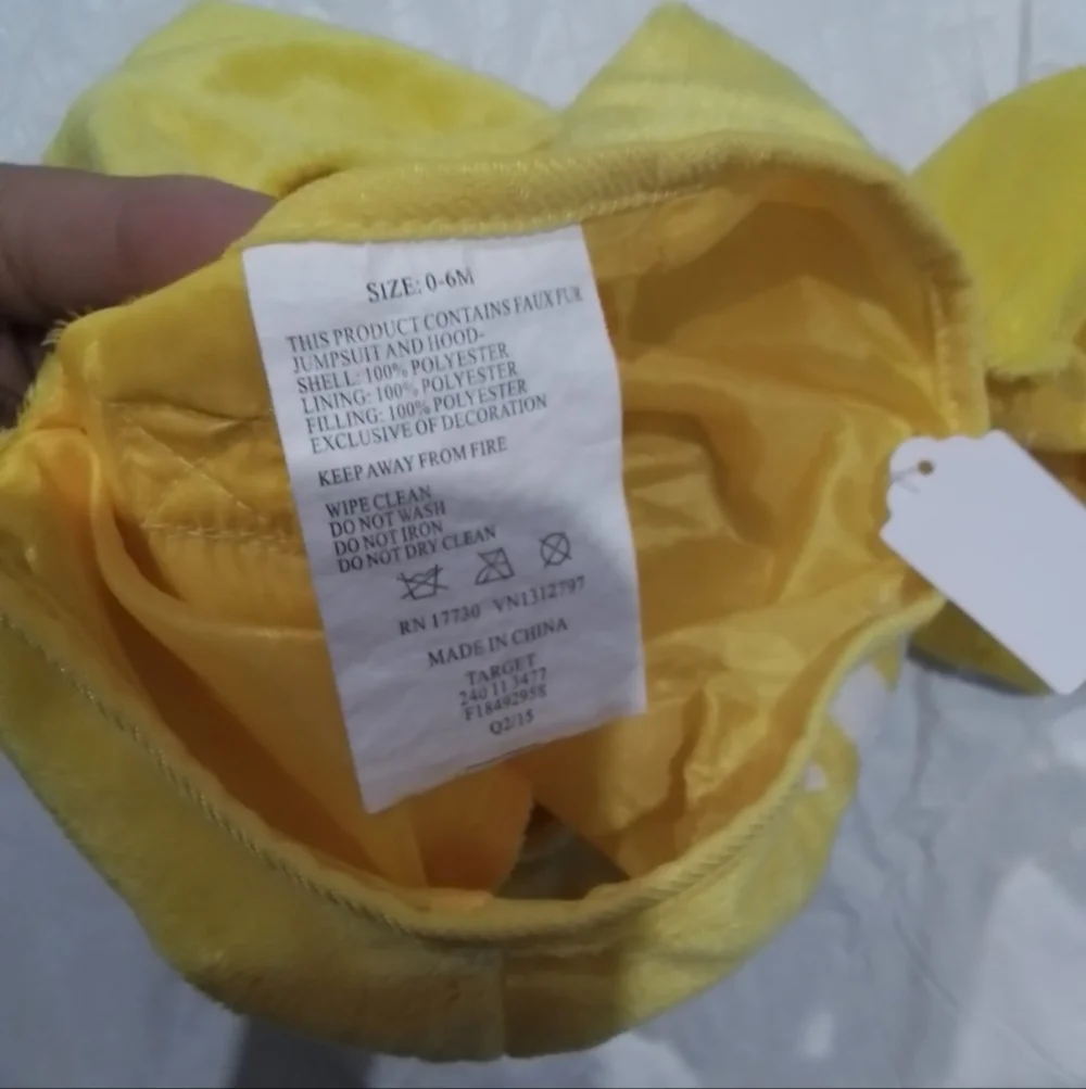 Duck Baby Costume SZ 0-6 months - Picture 2 of 4